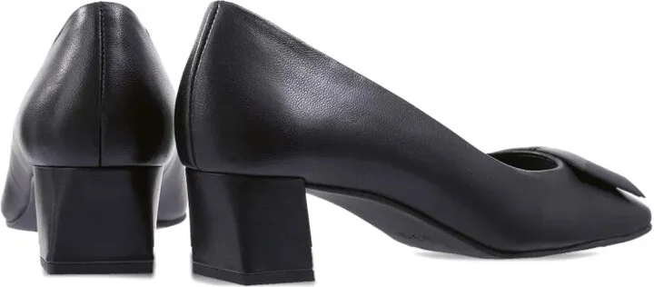Thilda block-heeled bow-detail pumps - Image 2