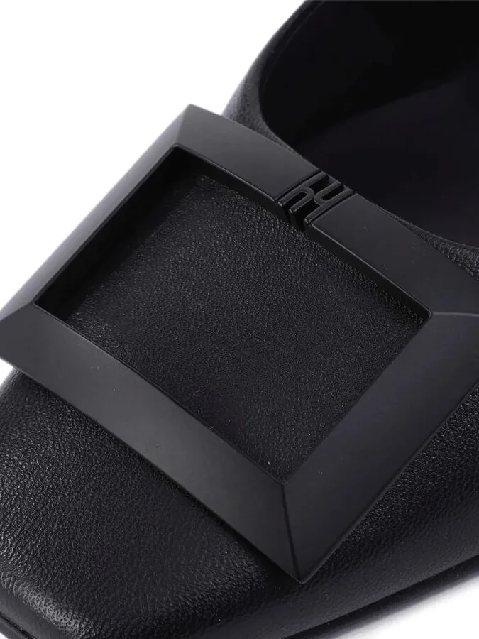 Thilda block-heeled bow-detail pumps - Image 3