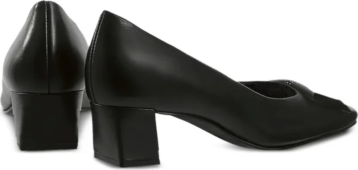 Thilda square-buckle block-heel pumps - Image 3