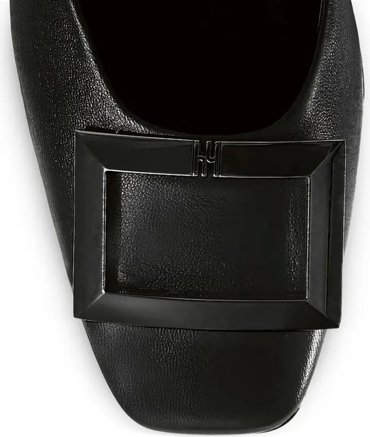 Thilda square-buckle block-heel pumps - Image 5