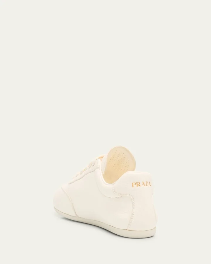 Thin Leather Low-Top Sneakers - Image 5