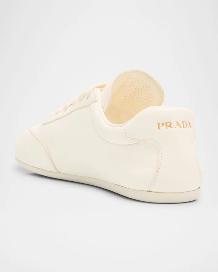 Thin Leather Low-Top Sneakers - Image 2