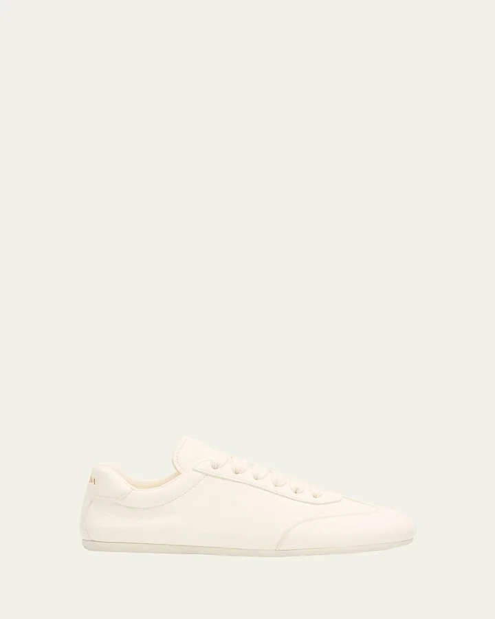 Thin Leather Low-Top Sneakers