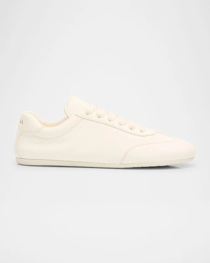 Thin Leather Low-Top Sneakers