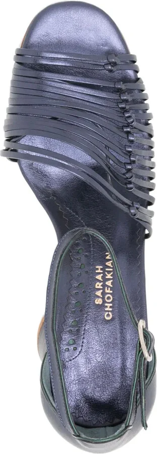 Thiomphe metallic leather sandals - Image 4