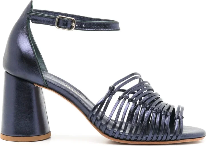 Thiomphe metallic leather sandals