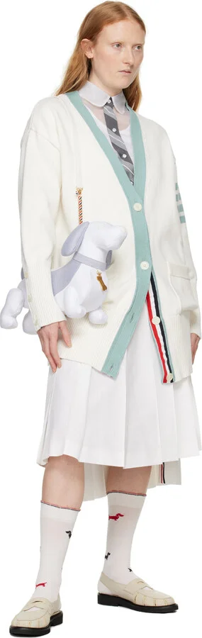 Thom Browne Beige Slingback Cutout Sandals - Image 5