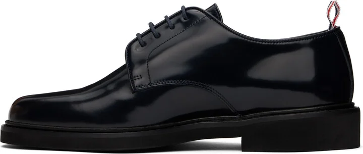 Thom Browne Black Calf Leather Uniform Derbys - Image 3