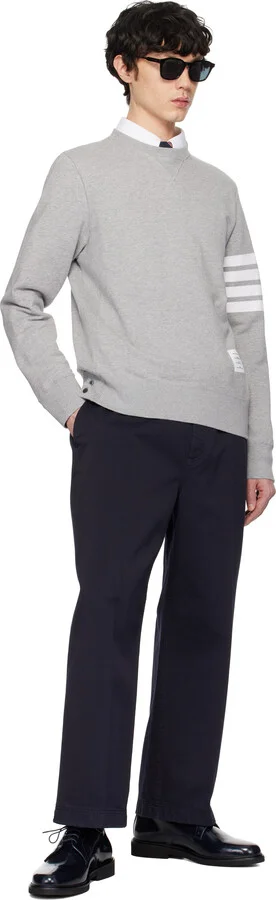 Thom Browne Black Calf Leather Uniform Derbys - Image 5