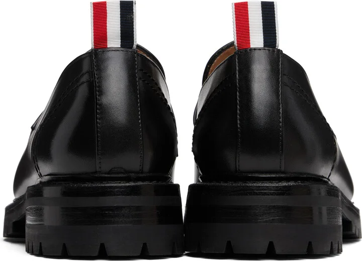 Thom Browne Black Classic Penny Loafers - Image 2