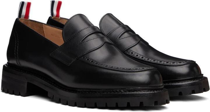 Thom Browne Black Classic Penny Loafers - Image 4
