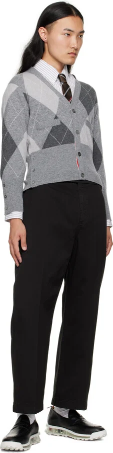 Thom Browne Black Clear Tech Runner Sole Penny Loafers - Image 5