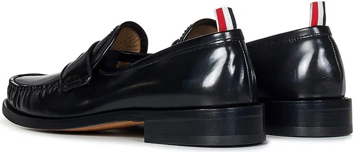 Thom Browne Black Leather Loafers - Image 6
