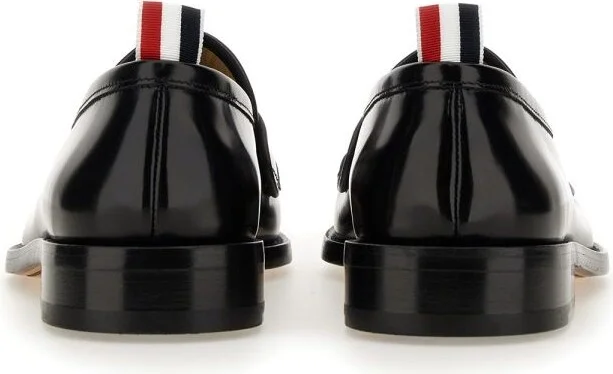 Thom Browne Black Leather Loafers - Image 8