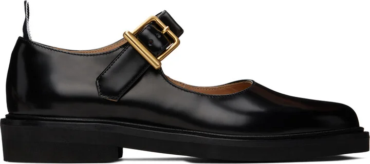 Thom Browne Black Micro Sole Thom John Loafers
