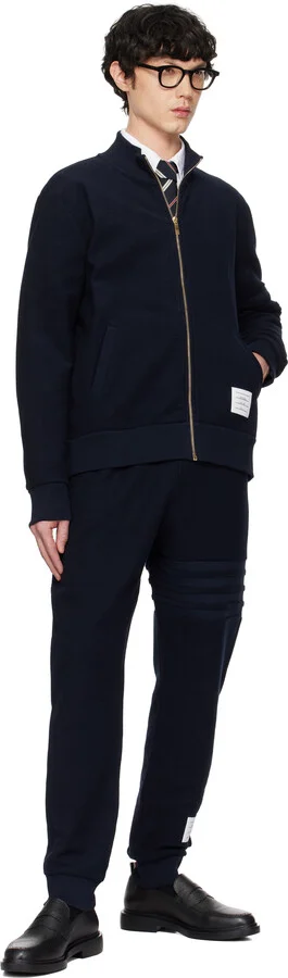 Thom Browne Black Pebble Grain Penny Loafers - Image 5