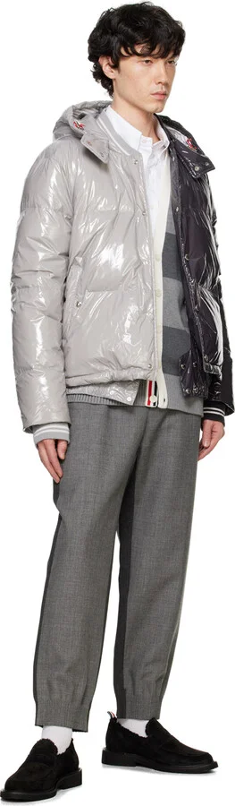 Thom Browne Black Shearling Penny Loafers - Image 5