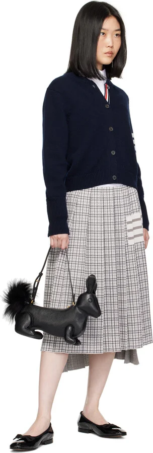 Thom Browne Black Soft Patent Opera Ballerina Flats - Image 5