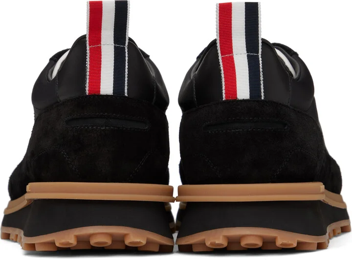 Thom Browne Black Tech Nylon Alumni Sneakers - Image 2