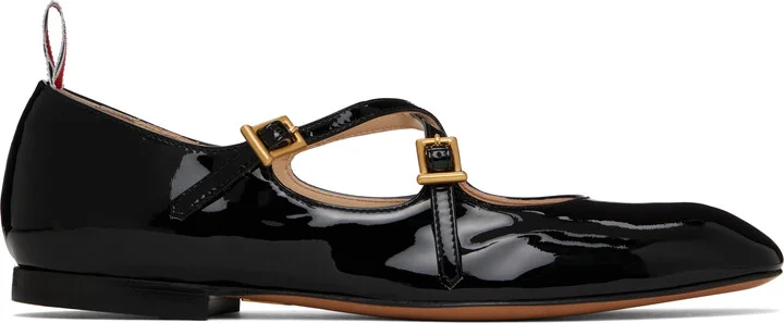 Thom Browne Black Thom John Ballerina Flats