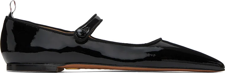 Thom Browne Black Thom John Ballerina Flats