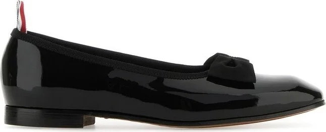 Thom Browne Bow-Detailed Ballerina Shoes