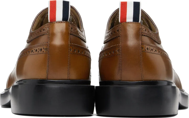 Thom Browne Brown Longwing Brogue Oxfords - Image 2