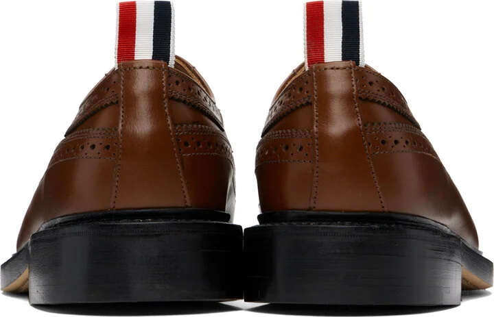 Thom Browne Brown Longwing Brogue Oxfords - Image 2