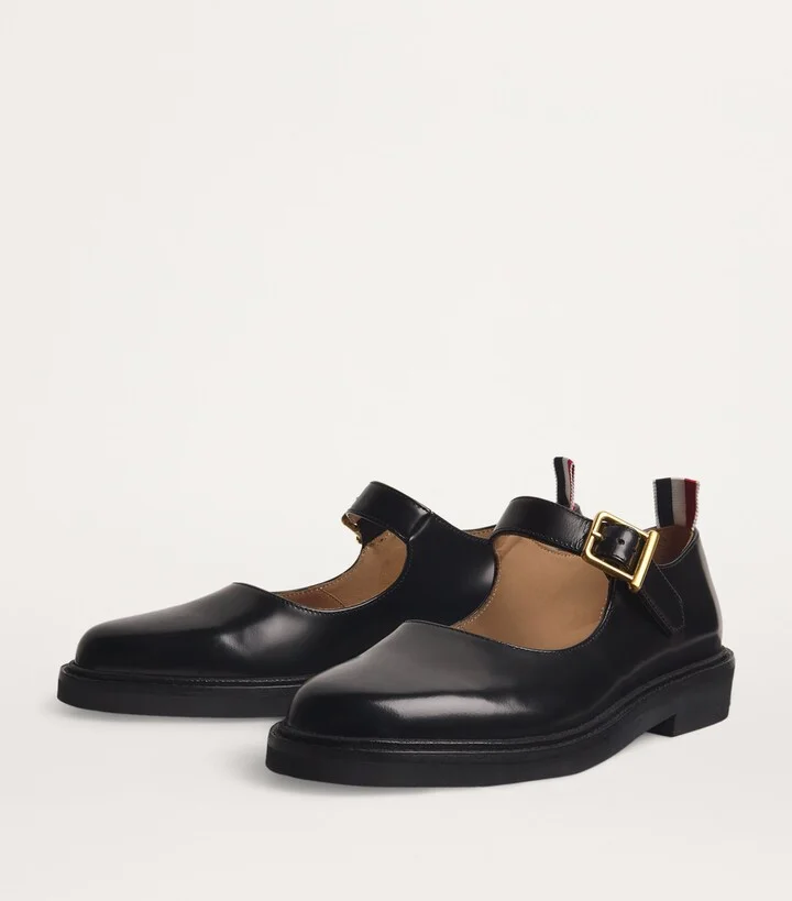 Thom Browne Calf Leather Spazzolato Thom John Shoes - Image 3