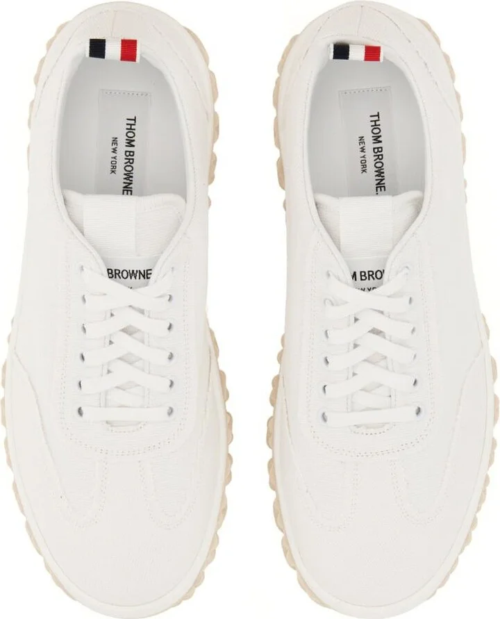 Thom Browne Cotton Canvas Sneaker - Image 2