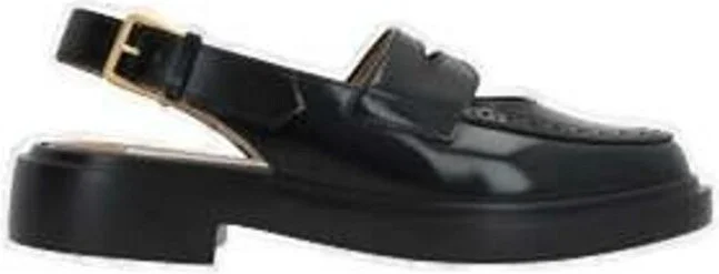 Thom Browne Cut Out Detailed Slingback Penny Loafers