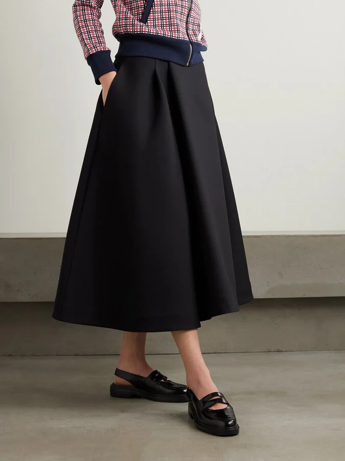 Thom Browne - Cutout Leather Slingback Loafers - Black - Image 2