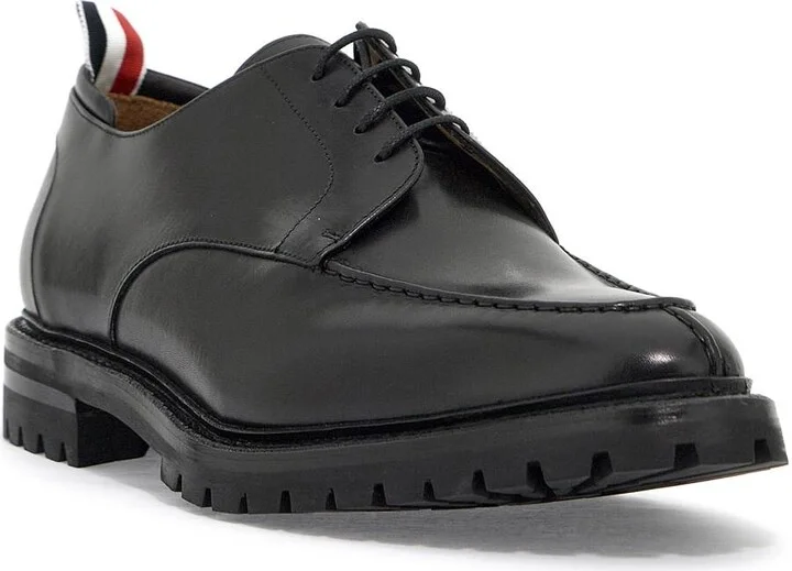 THOM BROWNE Derby Apron Stitch in pelle liscia - Image 4
