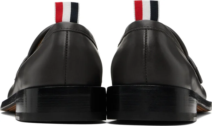 Thom Browne Gray Pleated Varsity Loafers - Image 2
