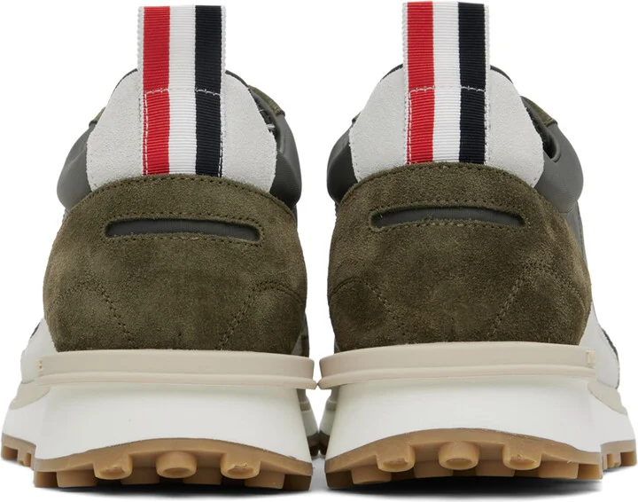 Thom Browne Khaki Alumni Sneakers - Image 2