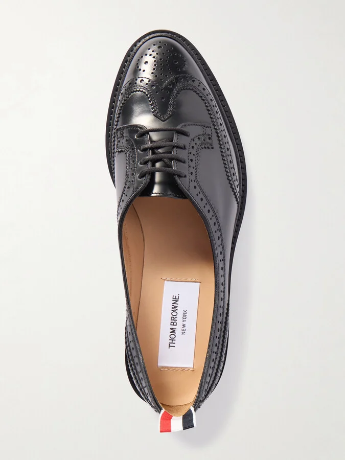 Thom Browne - Leather Brogues - Black - Image 5