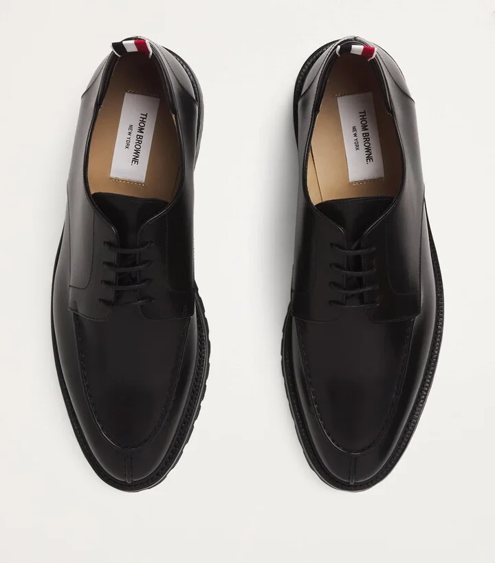 Thom Browne Leather Commmando Derby Shoes - Image 3