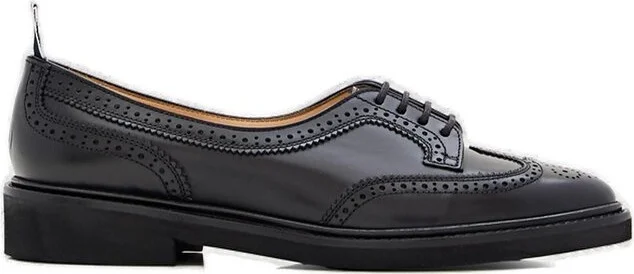 Thom Browne Pointed Toe Lace-Up Shoes