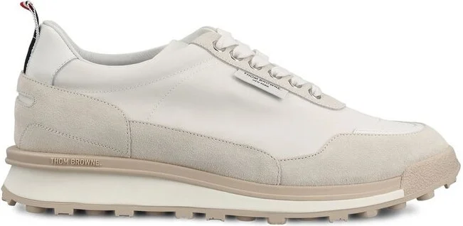 Thom Browne Round Toe Lace-Up Sneakers