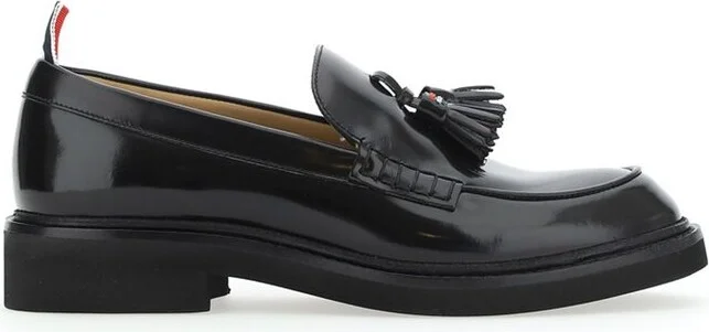 Thom Browne Round Toe Slip-On Loafers
