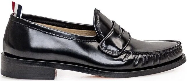 Thom Browne Ruched-Detail Slip-On Loafers