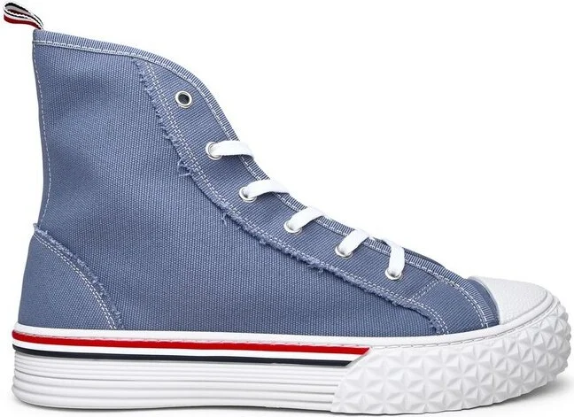 Thom Browne RWB-Stripe Round-Toe Sneakers