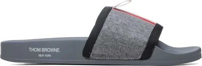 Thom Browne RWB-Stripe Slip-On Slides