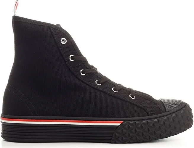 Thom Browne RWB Striped Lace-Up Sneakers