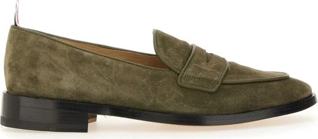 Thom Browne RWB Striped Varsity Penny Loafers