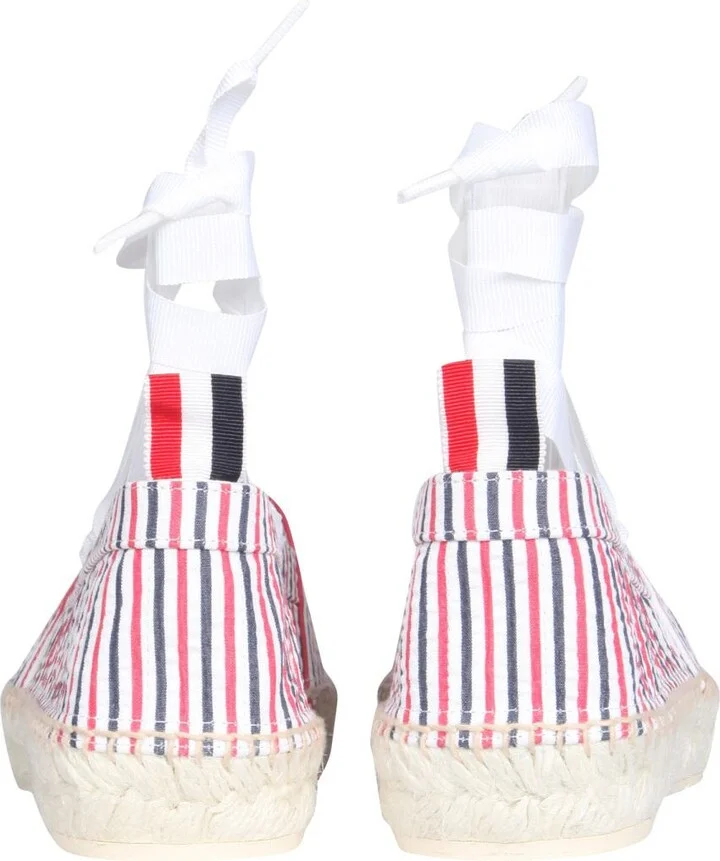 Thom Browne Seersucker Cotton Espadrilles - Image 3