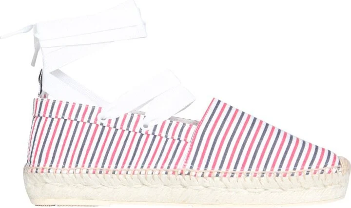 Thom Browne Seersucker Cotton Espadrilles