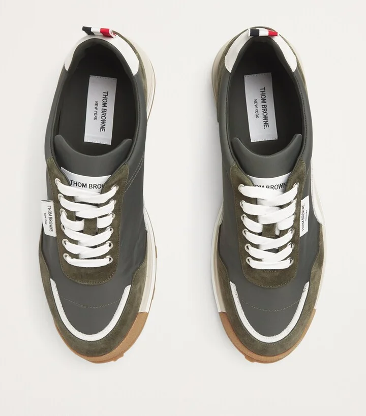 Thom Browne Tech Nylon Alumni Sneakers - Image 3