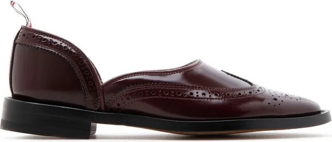 Thom Browne Vitello Wingtip D'orsay Brogues