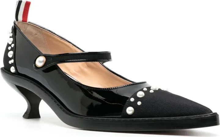 Thom John 70mm pearl-detail pumps - Image 2